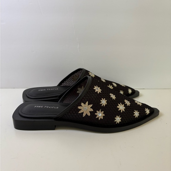 NWOT Free People Becky Daisy Mules Size 6 - Picture 6 of 11